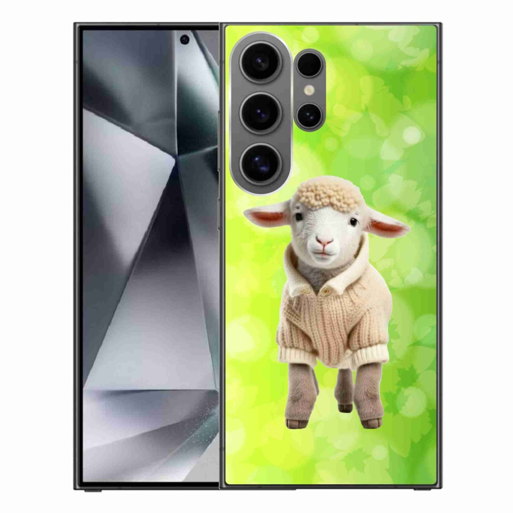 Zselés borítás mmCase Samsung Galaxy S24 Ultra - bárány pulóverben