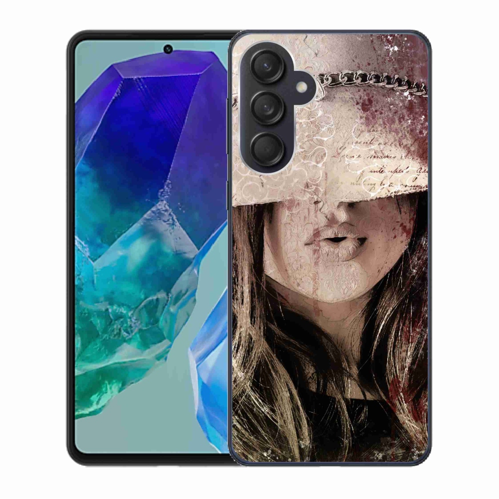 Gél borítás mmCase Samsung Galaxy M55 5G - lány