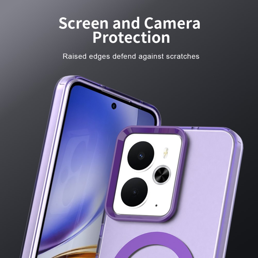 Candy zselés tok MagSafe-val a Realme 14 5G számára - lila