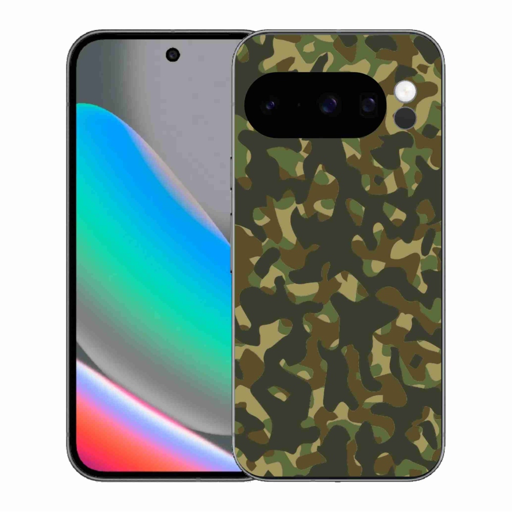 Zselés borítás mmCase a Google Pixel 10 Pro készülékhez - álcázó minta 1