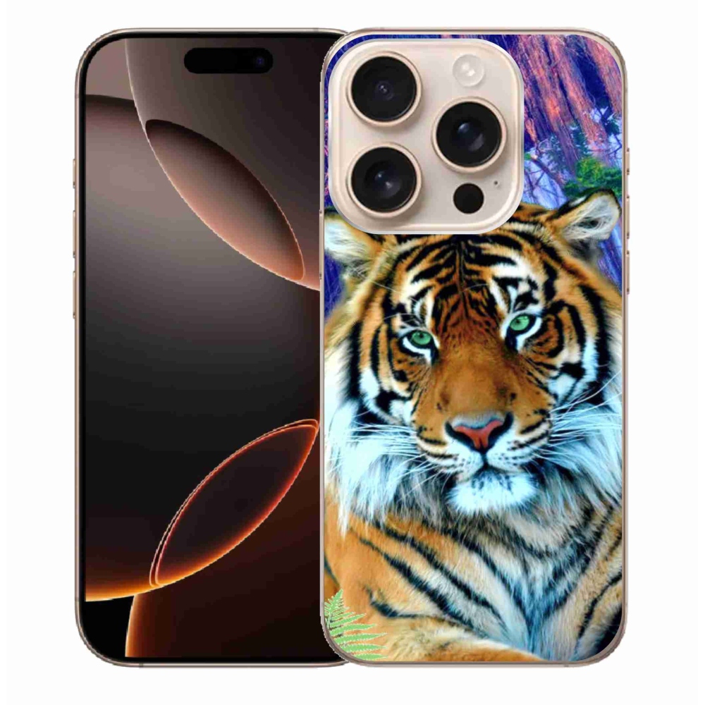 Gél tok mmCase iPhone 16 Pro Max készülékhez - tigris