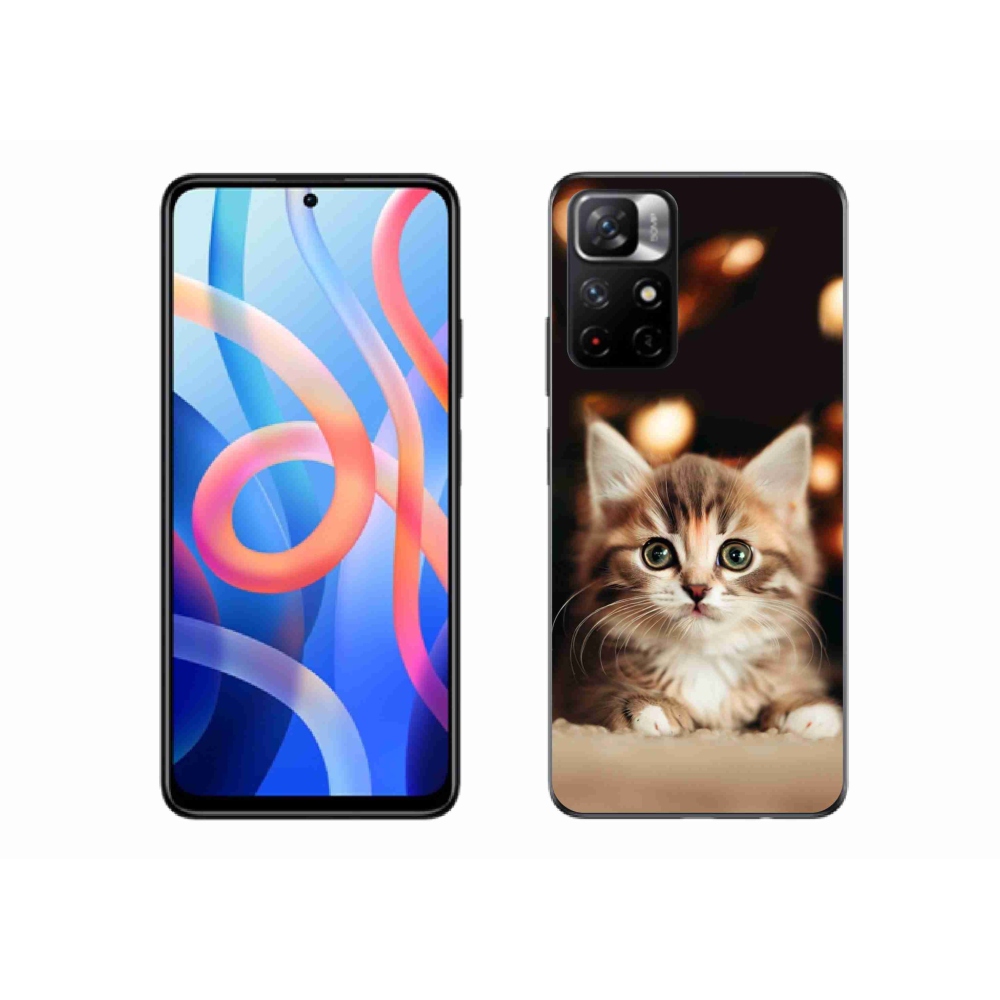 Gél borító mmCase a Xiaomi Redmi Note 11S 5G-hez - aranyos cica 2