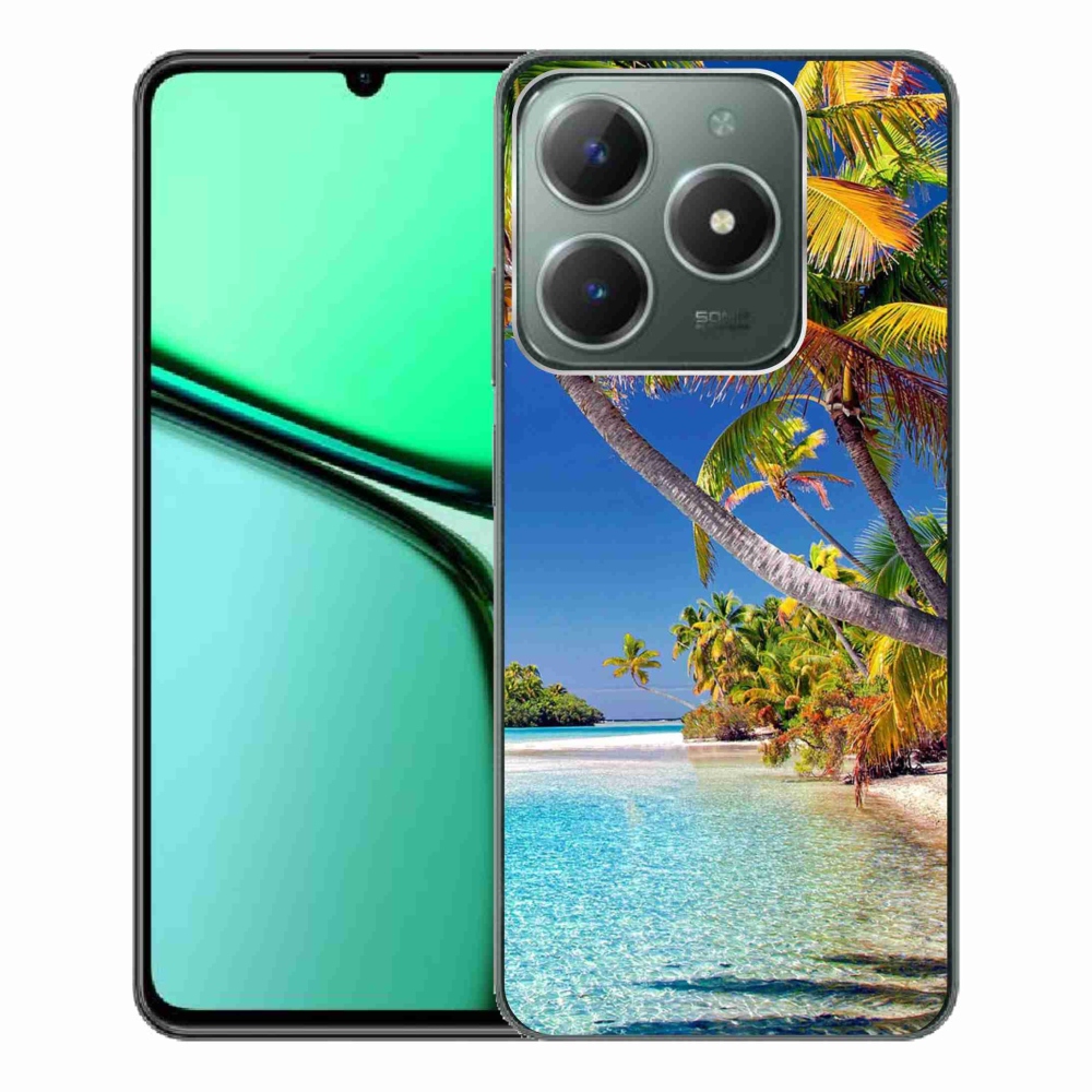 Gél tok mmCase a Realme C61 készülékhez - tengerparti strand