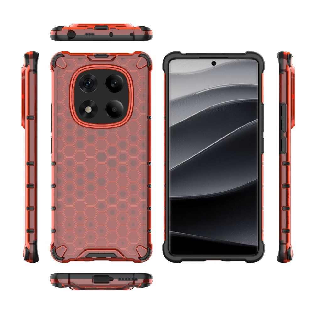 Mézédes tartós borítás Xiaomi Redmi Note 14 Pro-hoz - piros