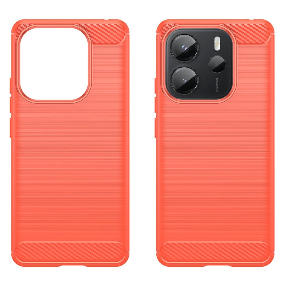 Szénálló zselés tok Xiaomi Redmi Note 14-hez - piros