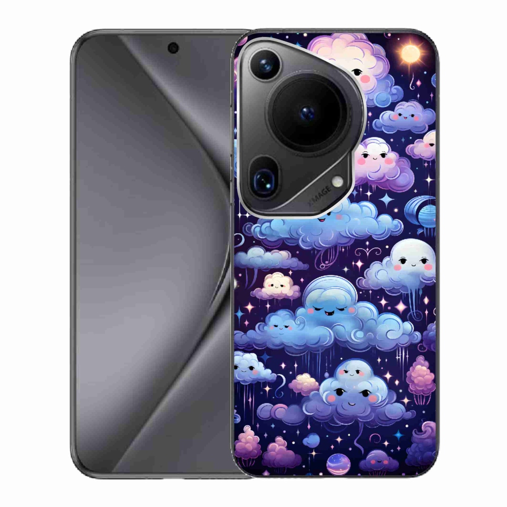 Gél borítás mmCase a Huawei Pura 70 Ultra számára - felhők