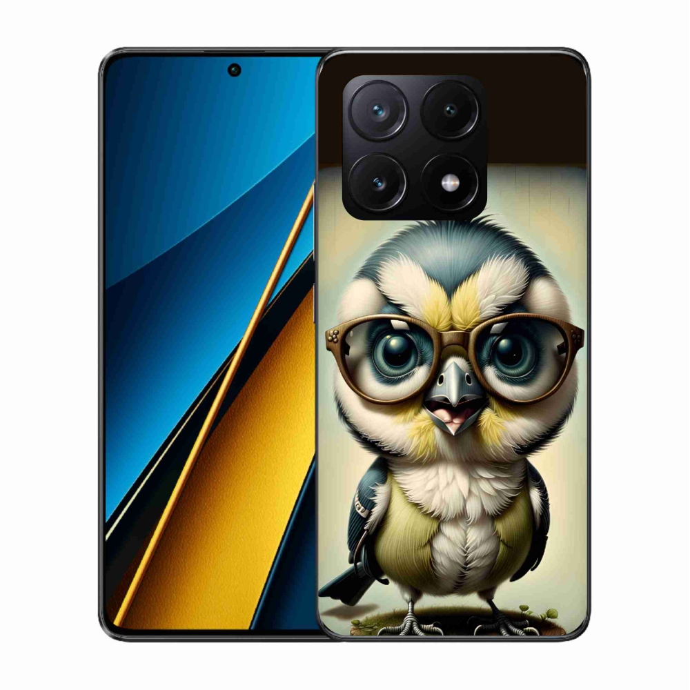 Gél borítás mmCase a Xiaomi Poco X6 Pro 5G - kölyök szemüveggel