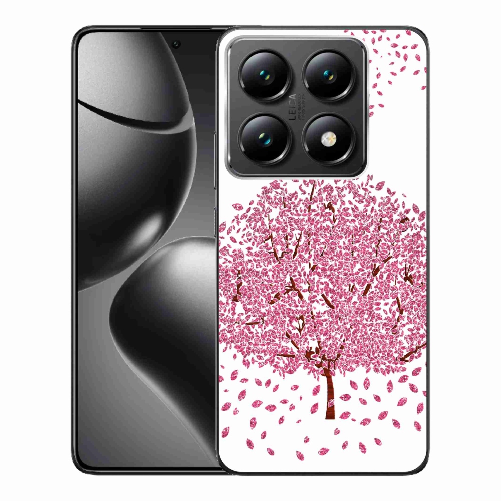 Gél borítás mmCase a Xiaomi 14T Pro számára - rajzfilmfa levelekkel