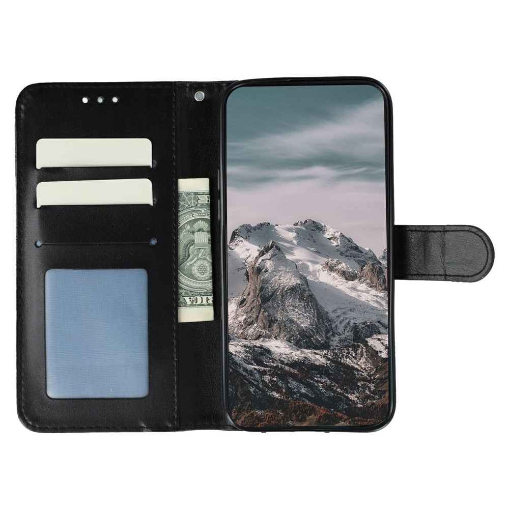 Mandala könyv tok a Xiaomi Redmi 15 5G-hez - fekete