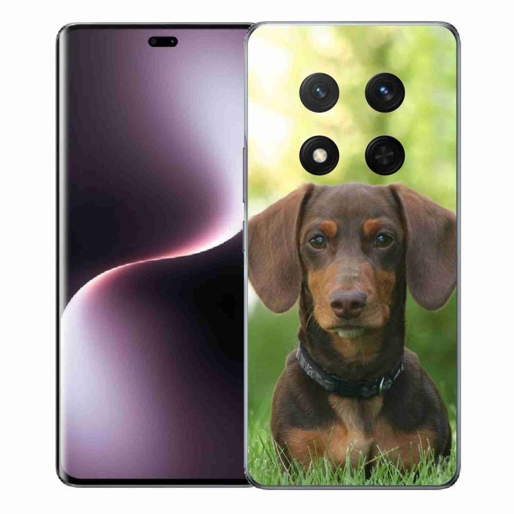 Gél borítás mmCase a Honor Magic 7 Lite 5G készülékhez - barna tacskó