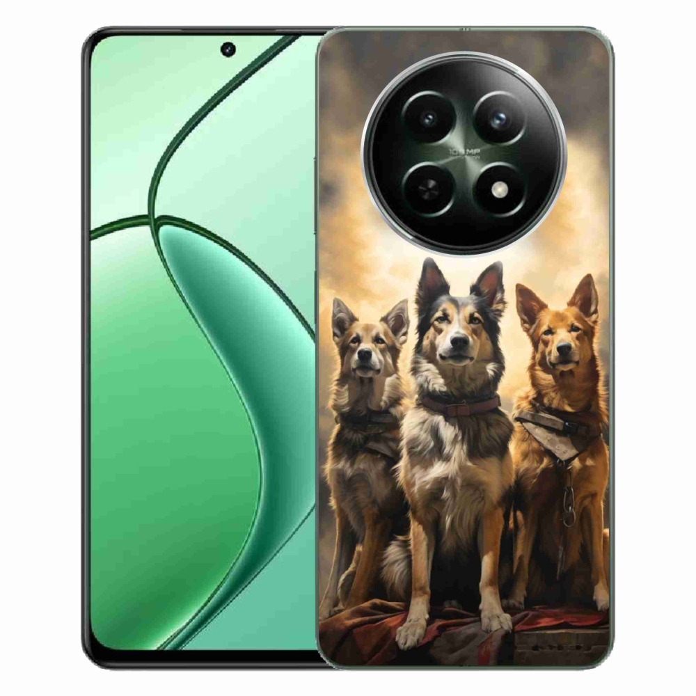 Zselés borítás mmCase a Realme 12 5G/12x 5G készülékhez - három psi