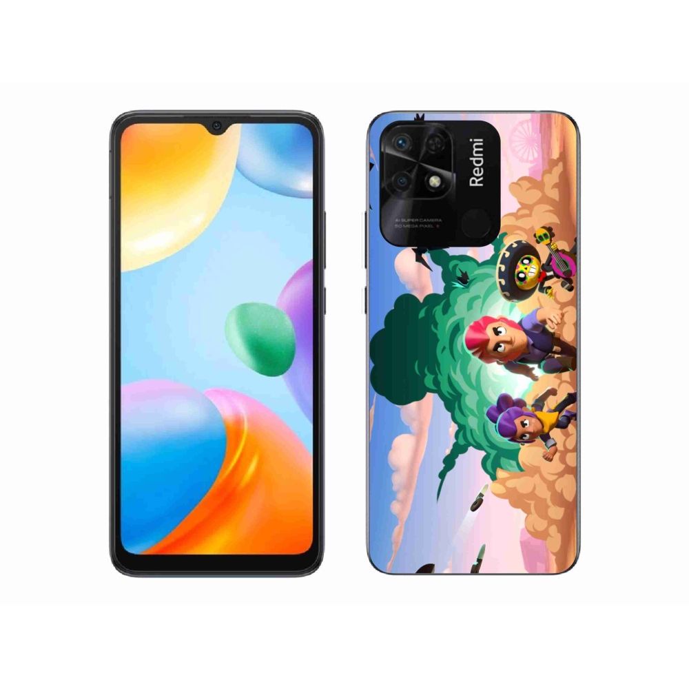 Gél borítás mmCase a Xiaomi Redmi 10C-hez - verekedés csillagok