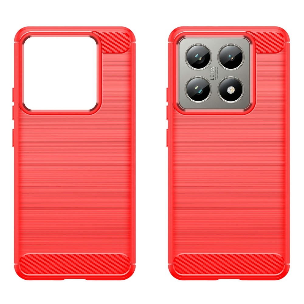 Szénálló zselés tok Xiaomi 14T/14T Pro készülékhez - piros