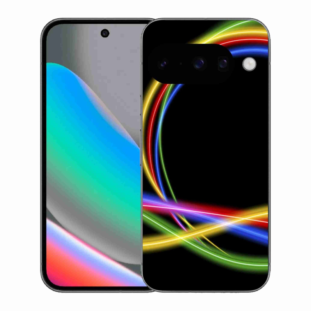 Zselés borítás mmCase a Google Pixel 10 számára - neon körök