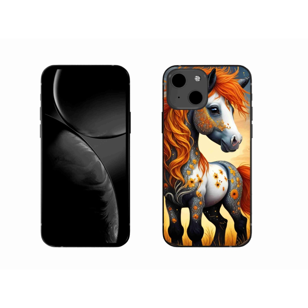 Zselés borítás mmCase iPhone 13 készülékhez - színes póni