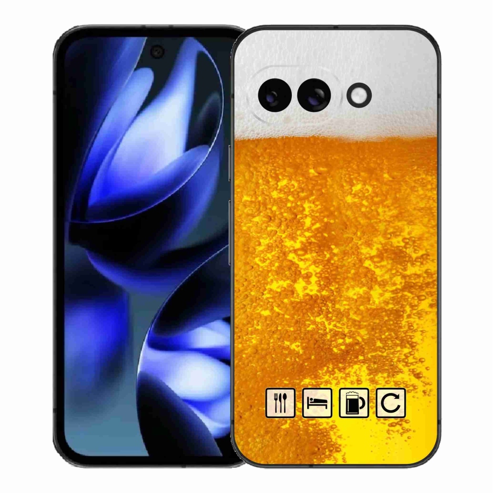 Gél borítás mmCase a Google Pixel 9a készülékhez - sör motívum 3