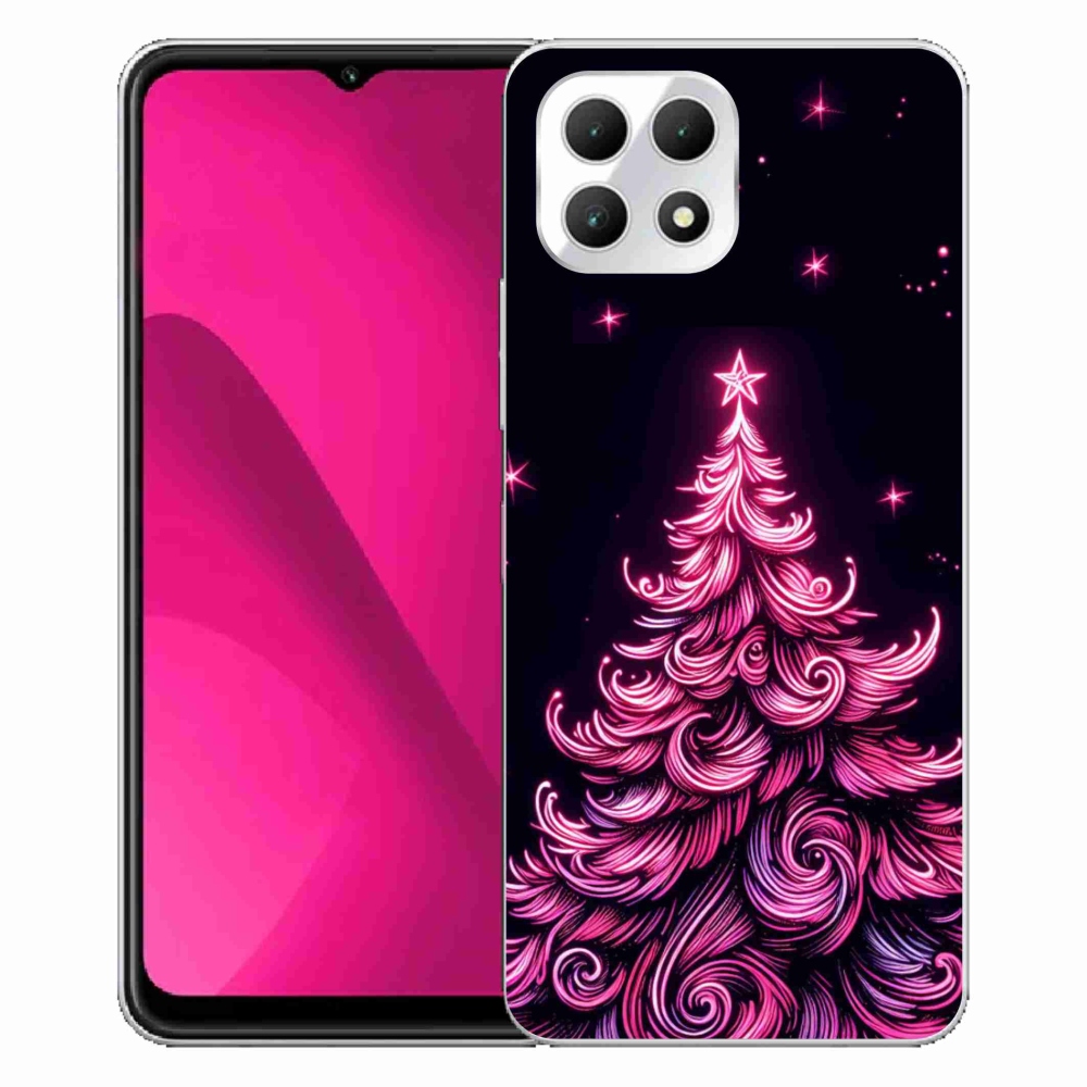 Zselés borítás mmCase a T-Mobile T Phone 2 készülékhez - neon karácsonyfa 2