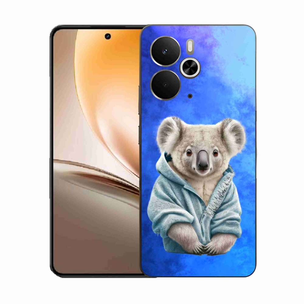 Gél borító mmCase a Realme 14 5G/14T 5G készülékhez - koala pulóverben