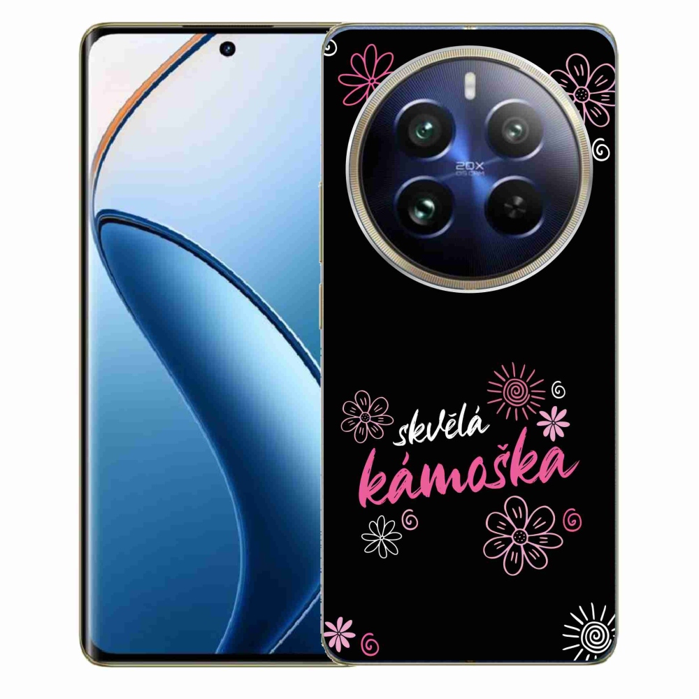 Gél borítás mmCase a Realme 12 Pro 5G/12 Pro+ 5G - nagyszerű pár fekete háttérrel