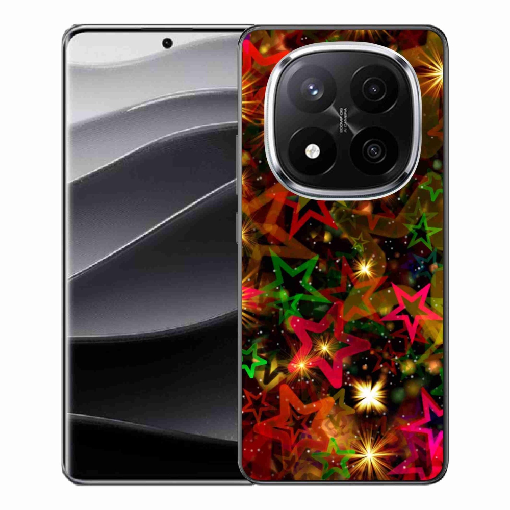 Gél borítás mmCase a Xiaomi Redmi Note 14 Pro+ 5G számára - színes csillagok