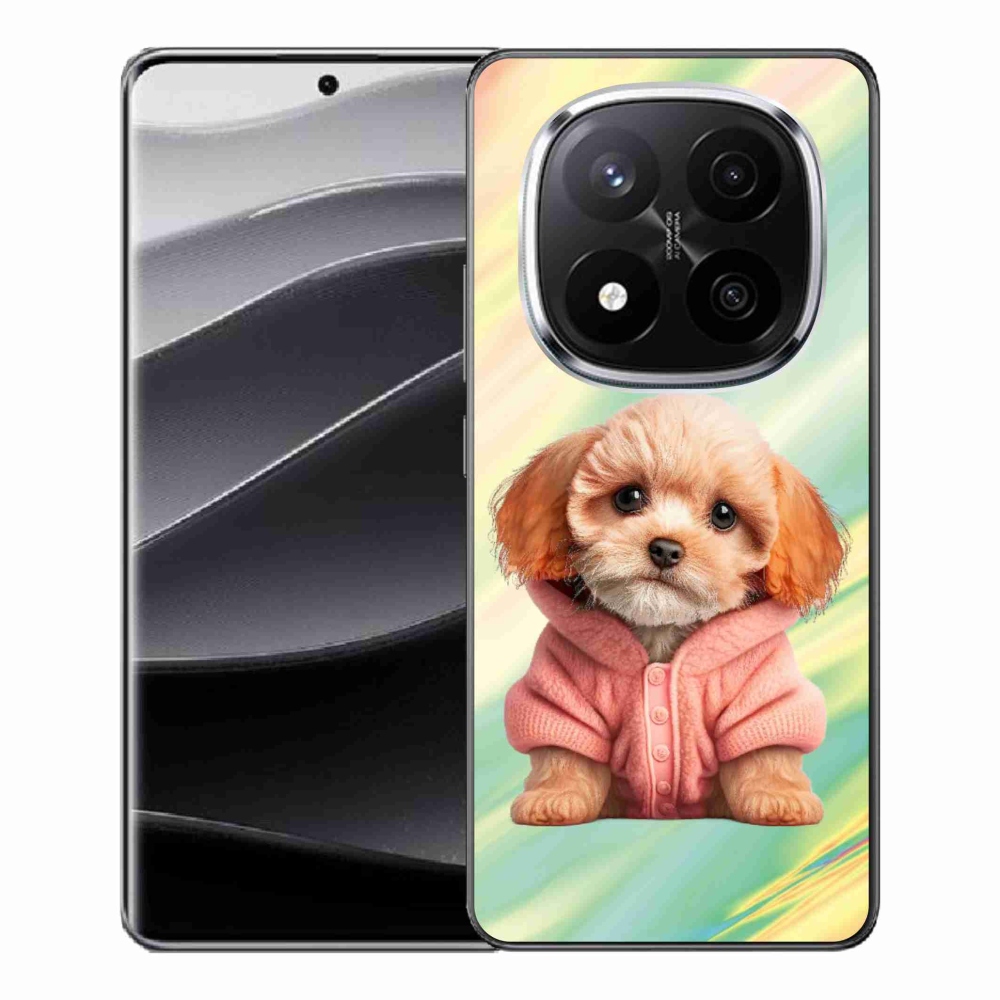 Gél borítás mmCase a Xiaomi Redmi Note 14 Pro+ 5G - pulóveres kölyökkutyákhoz