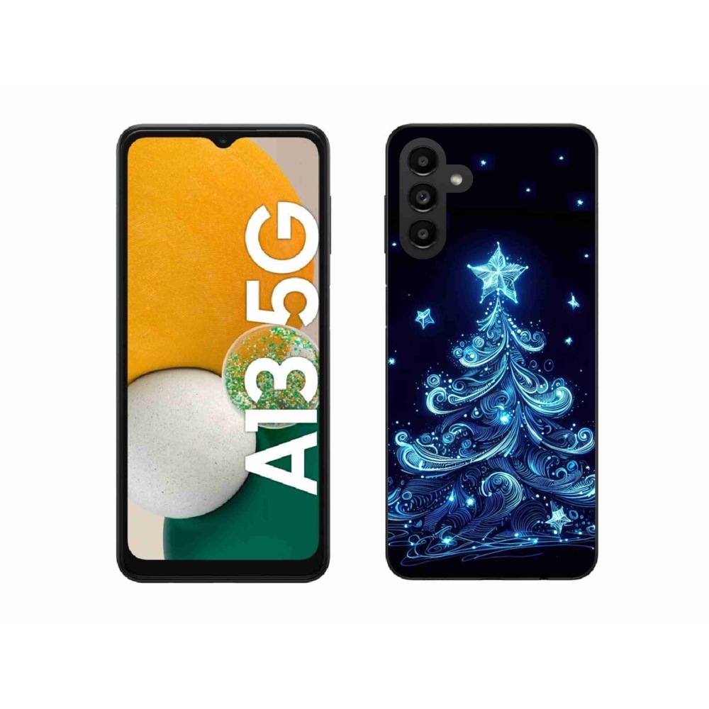 Gél borítás mmCase Samsung Galaxy A13 5G - neon karácsonyfa 4