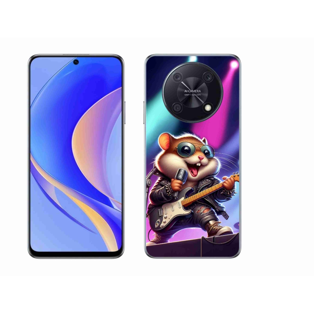 Gél borítás mmCase a Huawei Nova Y90 készülékhez - hörcsög hintaló