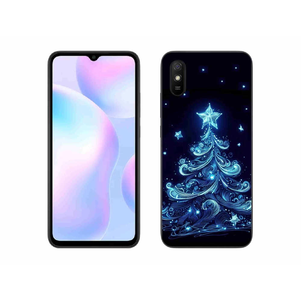 Gél borítás mmCase a Xiaomi Redmi 9AT - neon karácsonyfa 4