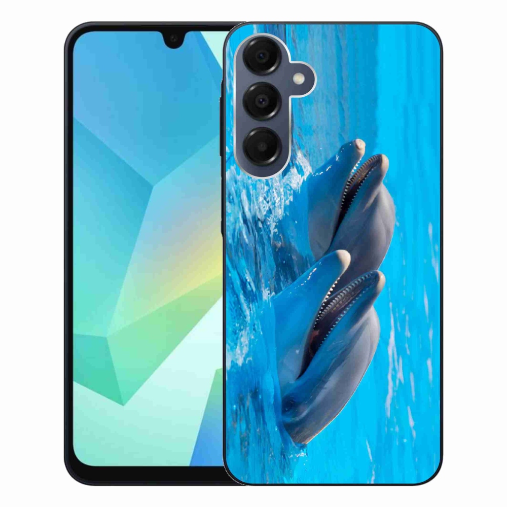 Zselés borítás mmCase Samsung Galaxy A16 4G/5G - delfinek