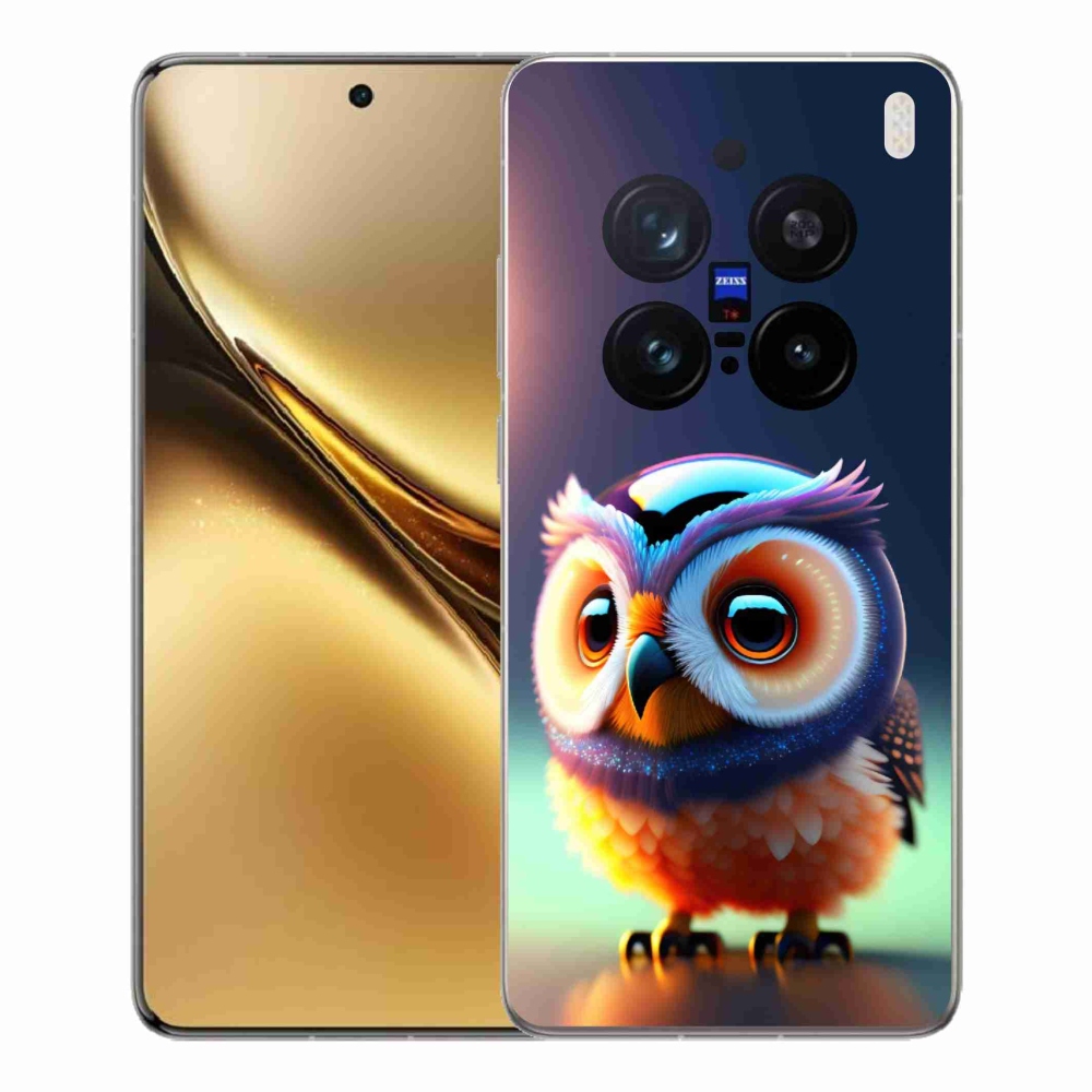 Zselés borítás mmCase a Vivo X200 Pro 5G készülékhez - bagoly