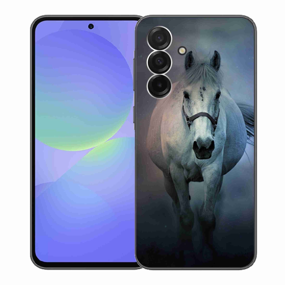 Gél borítás mmCase Samsung Galaxy A36 5G - futó fehér lóhoz