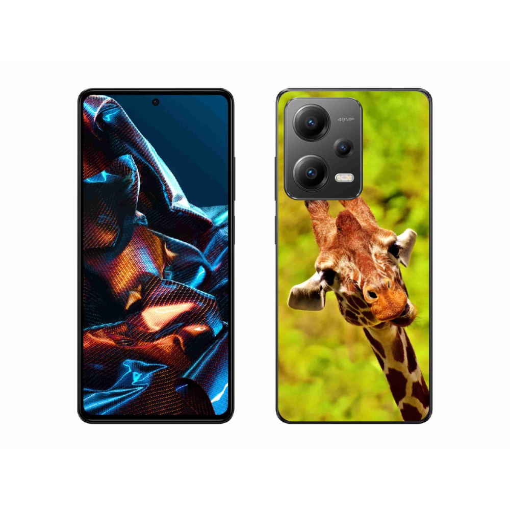 Gél borítás mmCase a Xiaomi Redmi Note 12 Pro 5G-hez - zsiráf