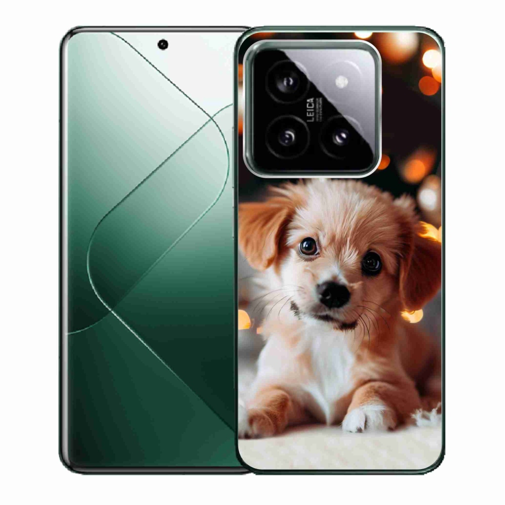 Gél borítás mmCase a Xiaomi 14 - kölyökkutyához