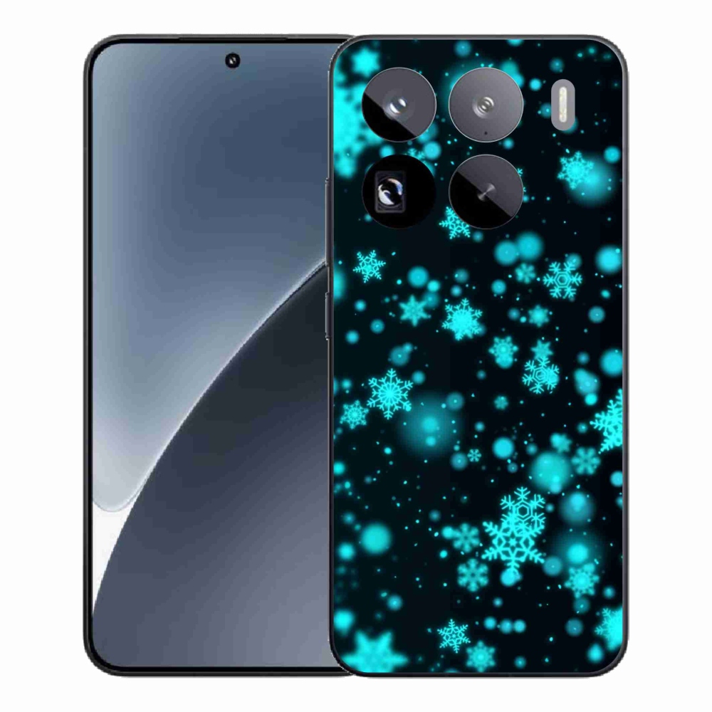 Gél borítás mmCase a Xiaomi 15 Pro-hoz - hópelyhek 1