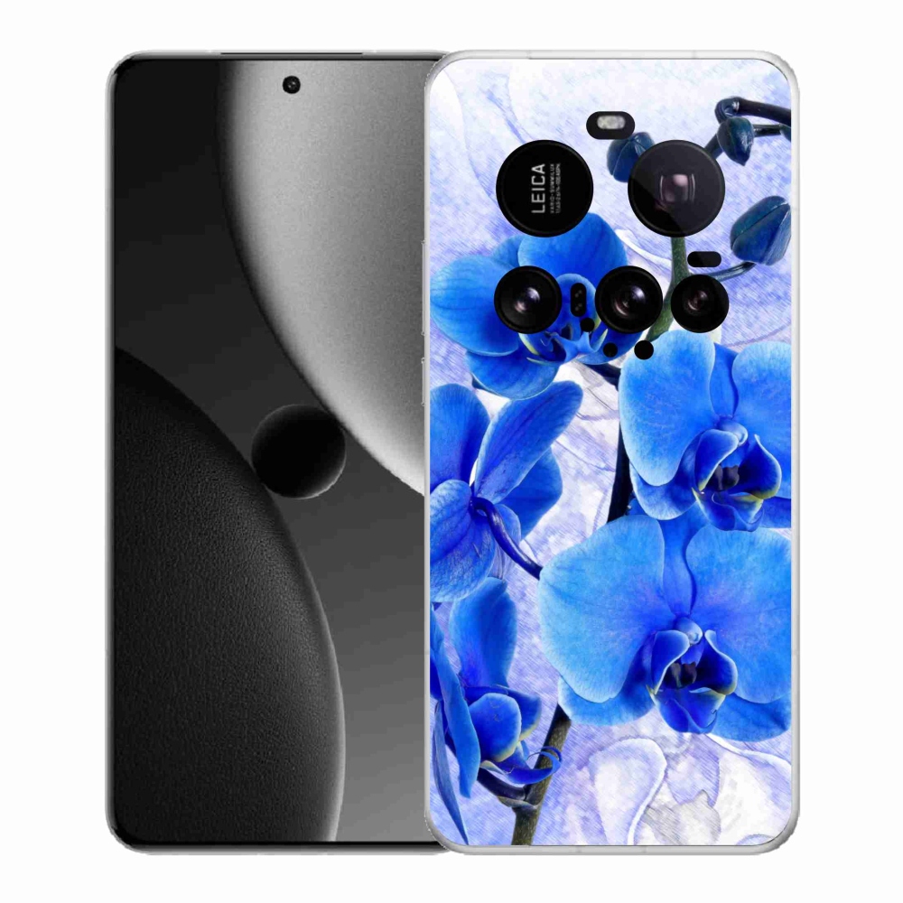 Gél borítás mmCase a Xiaomi 15 Ultra számára - kék virágok