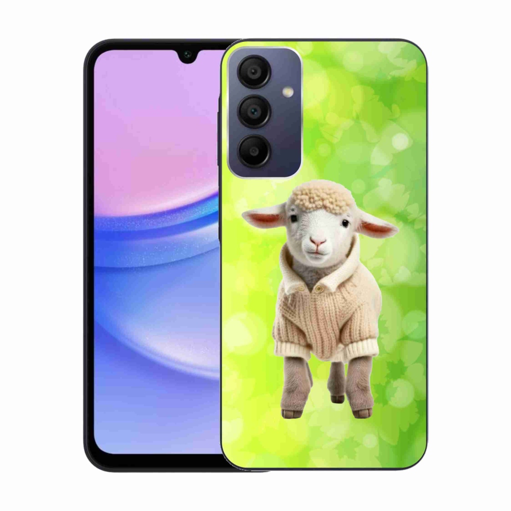 Zselés borítás mmCase Samsung Galaxy A15 4G/5G - bárány pulóverben