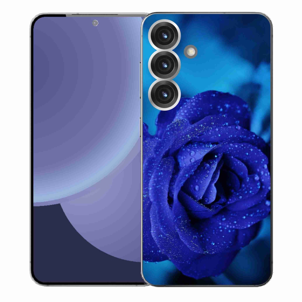 Gél védőhuzat mmCase Samsung Galaxy S25+ készülékhez - kék rózsa