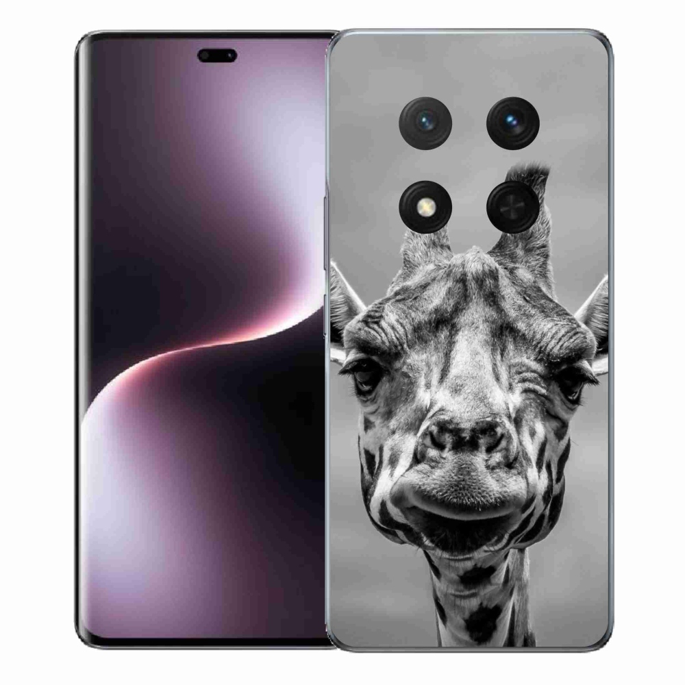 Zselés borítás mmCase a Honor Magic 7 Lite 5G készülékhez - fekete-fehér zsiráf