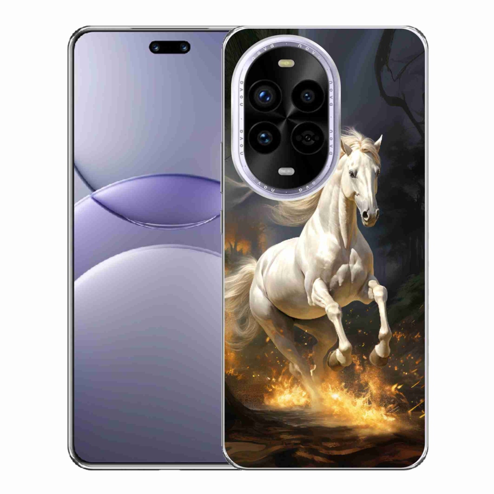 Gél borítás mmCase a Huawei Nova 13 Pro 5G - fehér ló 2
