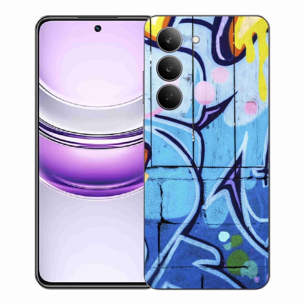 Gél borítás mmCase a Realme 14x 5G készülékhez - graffiti