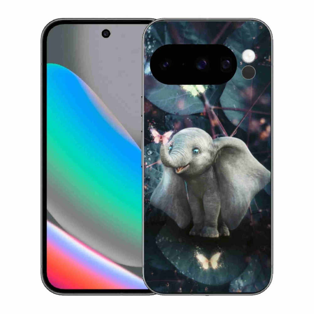 Gél borítás mmCase a Google Pixel 10 Pro számára - aranyos elefánt