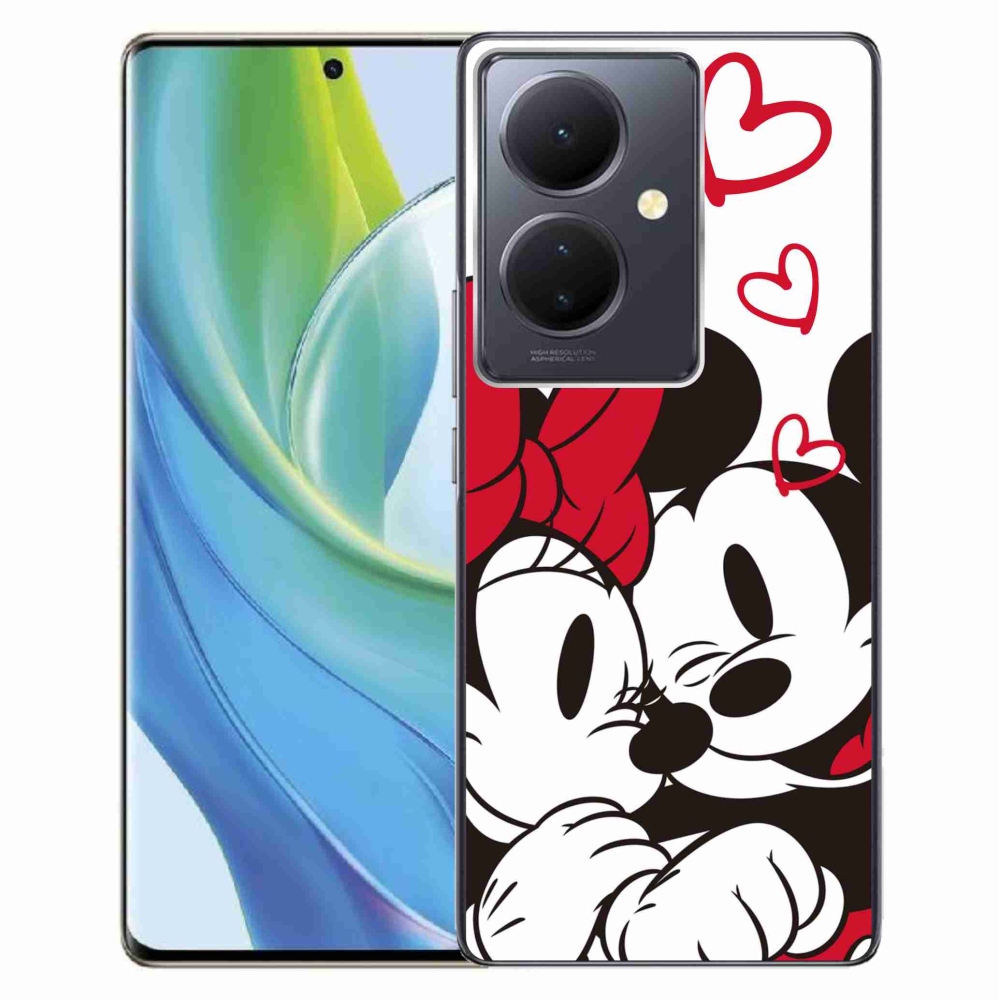 Gél borító mmCase a Vivo V29 Lite 5G-hez - minnie és mickey