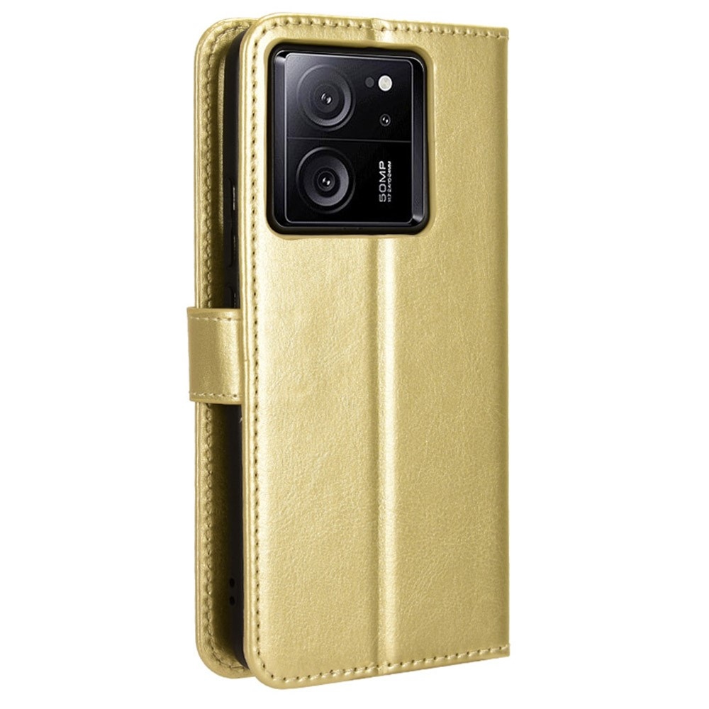 Őrült könyv tok a Xiaomi 13T/13T Pro-hoz - arany színben