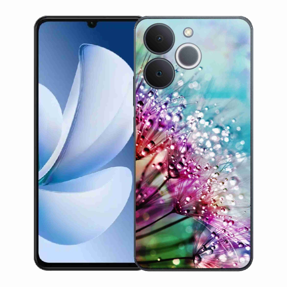 Gél borító mmCase a Realme Note 70T készülékhez - színes virágok