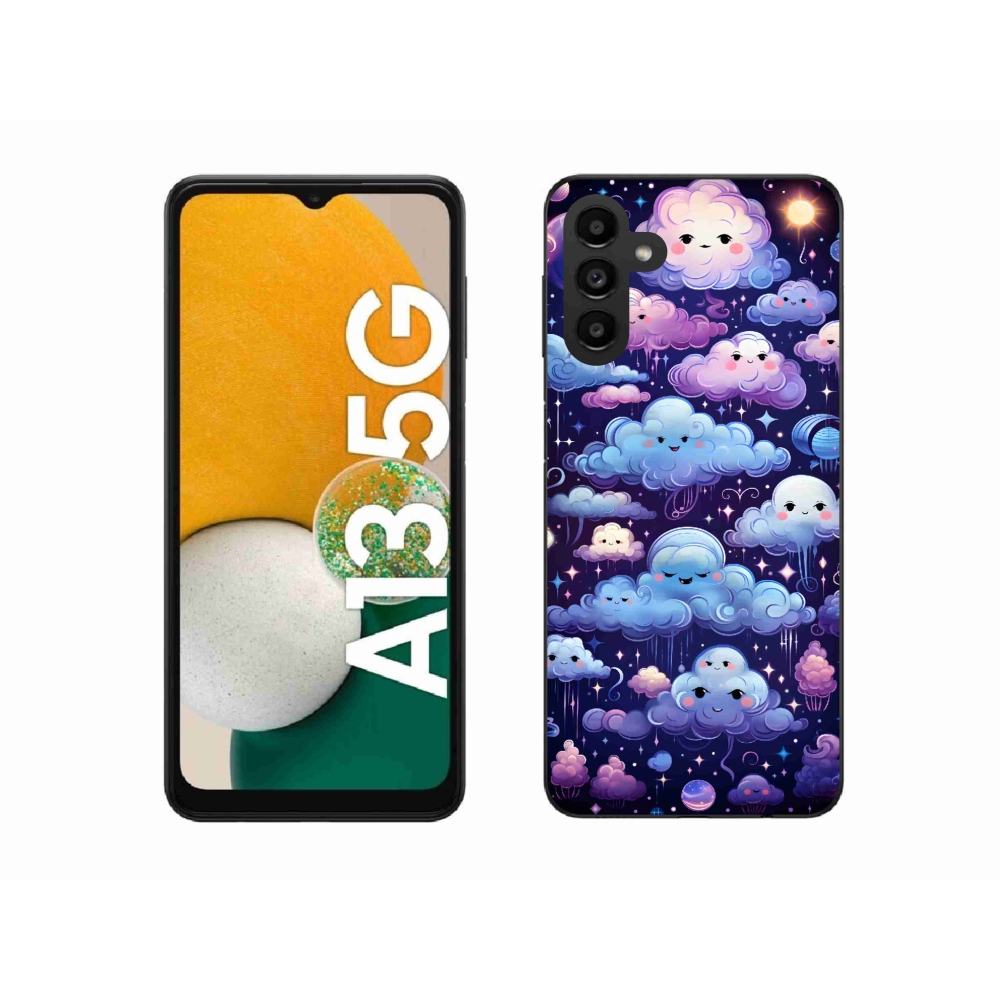 Zselés borítás mmCase Samsung Galaxy A13 5G - felhők