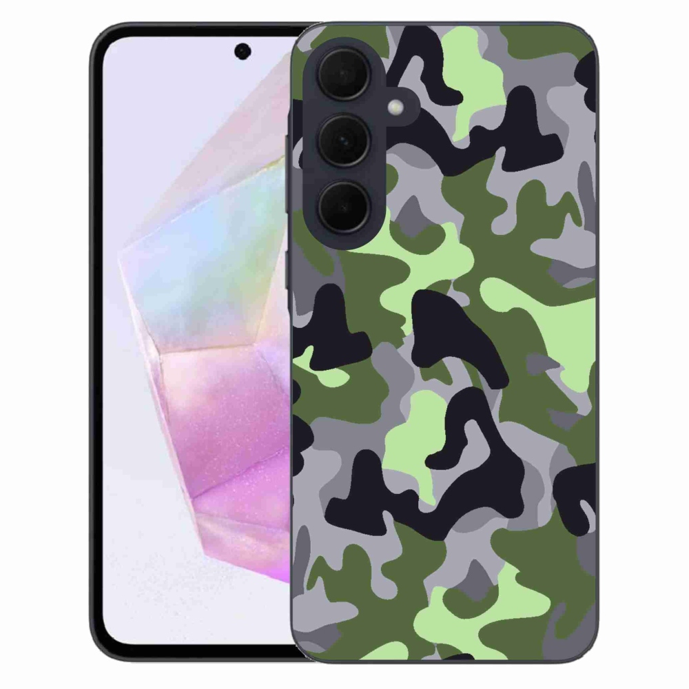 Zselés borítás mmCase Samsung Galaxy A35 5G - terepszínű minta 7