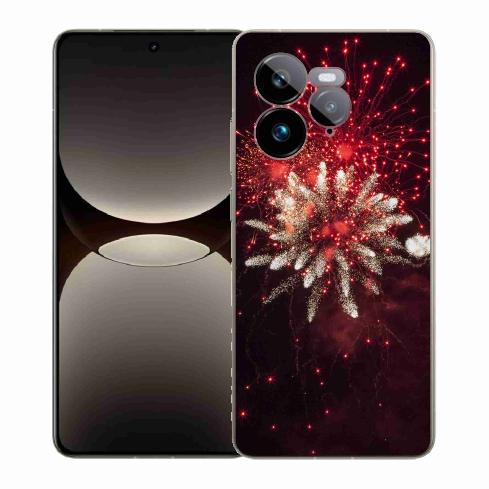 Gél borítás mmCase a Realme GT 7 Pro 5G-hez - tűzijátékok