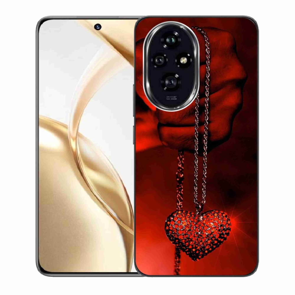 Zselés borítás mmCase a Honor 200 5G készülékhez - nyaklánc