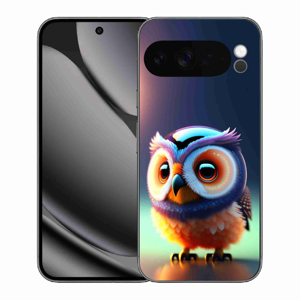 Zselés borítás mmCase a Google Pixel 10 Pro XL számára - bagoly