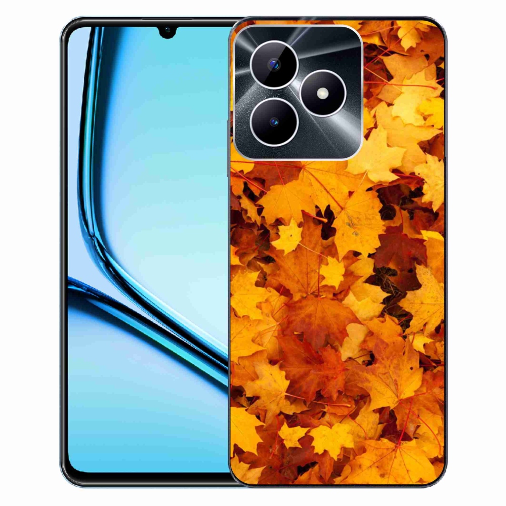 Zselés borító mmCase a Realme Note 50 készülékhez - juharlevelek